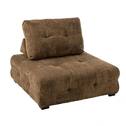 Inside 75 Fauteuil Pouf CHARLENE Camel 