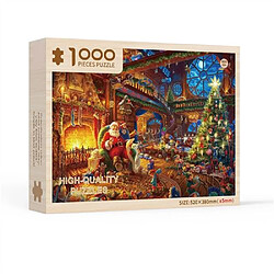 RedMiter Puzzle de Noël en 1000 pièces Défiez-vous avec des - blanc