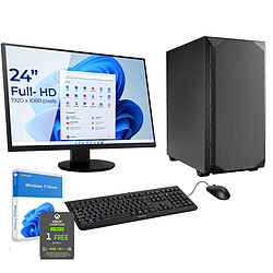 Sedatech Pack PC de bureau • AMD Ryzen 7 7700X • Radeon Vega • 32 Go DDR5 • 1To SSD M.2 • Windows 11 • Moniteur 24"