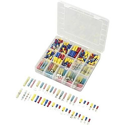 Assortiment de cosses TRU COMPONENTS 739925 0.50 mm² 2.50 mm² bleu, jaune, rouge, blanc 382 pc(s)