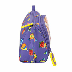 Acheter Trousse Scolaire avec Accessoires SuperThings Guardians of Kazoom Jaune Violet (32 Pièces)