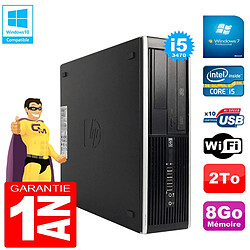 PC HP Compaq Pro 6300 SFF I5-3470 RAM 8Go Disque 2To Graveur DVD Wifi W7 · Occasion 