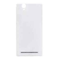 Wewoo Coque arrière blanc pour Sony Xperia T2 Ultra couvercle de la batterie arrière pièce détachée