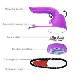 Acheter Wewoo USB Chargeur Et Batterie Alimentée Violet Fourni Machine Rotative Remover Link Clothes