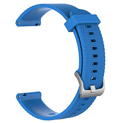 Wewoo Bracelet pour montre connectée Smartwatch avec en silicone POLAR Vantage M 22 mm bleu ciel 