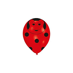 Amscan Lot de 6 Ballons - Latex - Coccinelle - Imprimé tous côtés