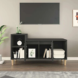 Avis Maison Chic Meuble TV scandinave - Banc TV pour salon Noir 100x35x55 cm Bois d'ingénierie -MN65360