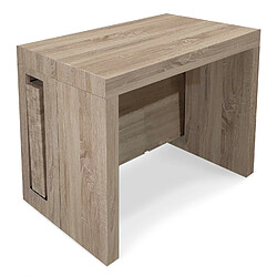 Table Console extensible Loki Chêne Clair - 12 personnes