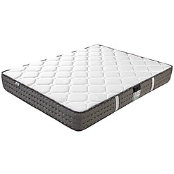 Avis LUXURY LITERIE Ensemble matelas zen 90x190 cm + sommier gris ep20cm