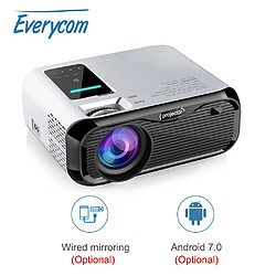 Universal E500 Mini projecteur LED 720P LCD LCD Android Option WiFi Portable Beamer Support 1080P Home Théâtre Cinéma HDMI Compatible | Projecteurs LCD