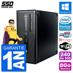 PC Tour HP ProDesk 600 G1 Intel Pentium G3220 RAM 8Go SSD 240Go Windows 10 Wifi · Occasion 