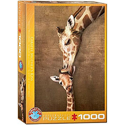 Eurographics giraffe Mothers Kiss Puzzle, 1000 piAces 