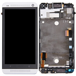 Wewoo Pour HTC One M7 / argent 801e pièce détachée LCD Affichage + Écran Tactile Digitizer Assemblée avec Remplacement de Cadre 