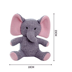 Universal 1 jouet tissé à la main crochet polaire poupée animaux peluche bébé apaisant bébé dormant poupée cadeau | peluche animaux peluches