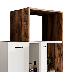 Armoire Multifonction Catter House Delfos 123 de 90x41x123cm 3 Compartiments, 2 Portes, 1 Étagère Intérieure à Hauteur Réglable pas cher