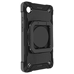 Avizar Coque antichoc pour Samsung Galaxy Tab A9 Poignée Support Rotative Noir