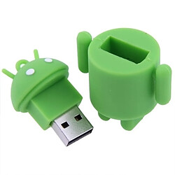 Wewoo Clé USB vert Disque flash USB de style robotique de 16 Go pas cher