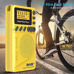 Universal Pocket Radio Portable DAB Digital Radio Rechargeable FM Radio LCD Haut-parleur Walk or Jogging | Radio