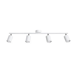 Sollux Spot de Plafond Moderne Barre Blanc 4x GU10 Matériau : AcierColoris : BlancNombre d'ampoules : 4Type d'ampoule : GU10Puissance max par ampoule (W) : 10Ampoules incluses : NonIP : 20Hauteur en Cm : 20Largeur en Cm