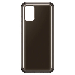 Coque Samsung Galaxy A02s Silicone Souple Fine Légère Original Clear Cover Noir