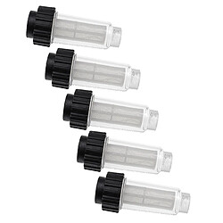 vhbw 5x Cartouche anticalcaire compatible avec Kärcher K 4.86M Plus, K 4.88 M T100, K 4.89 M nettoyeur vapeur avec raccord d'eau 3/4" 