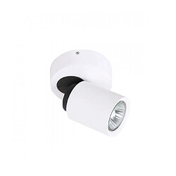 Luminaire Center Spot moderne Lucien blanc Coloris : blanc Coloris de l'abat jour : Blanc sable Matèriau : Alliage métallique Hauteur en Cm : 12 Longueur en Cm : 14 Largeur en Cm : 10 IP : 20 No