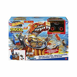 Hot Wheels Monster Trucks Arena World: Semi-Finals Asst - Tiger Shark''s Spin Out Frenzy, Rennbahn