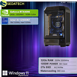 Sedatech PC Gamer Pro V360 • Intel i9-12900KF • RTX4090 • 32Go RAM • 2To SSD M.2 • Windows 11