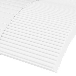 Acheter vidaXL Matelas en mousse blanc 90x190 cm dureté H2 H3