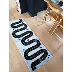 Ac-Deco Mini tapis - Esra - 67 x 170 cm - Gris