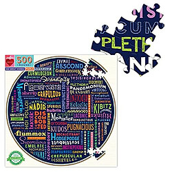 Acheter eeBoo Piece and Love 500 100 great Words Piece Puzzle cercle Rond