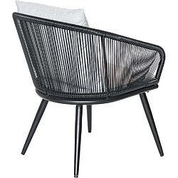 Avis JardiLINE Fauteuil en résine tissée et aluminium Comores (Lot de 2).