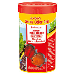 Aliments spécial Couleurs Discus Color Red pour Discus Rouges - Sera - 250ml 