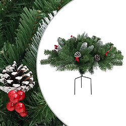 vidaXL Sapin de Noël artificiel d'allée Vert 40 cm PVC 