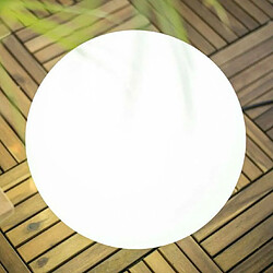 BULY-Lampe baladeuse d'extérieur RGB solaire rechargeable Ø30cm Blanc New Garden