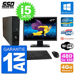 PC Fujitsu E910 DT Ecran 27" Intel i5-3470 RAM 4Go SSD 480Go Windows 10 Wifi · Occasion 