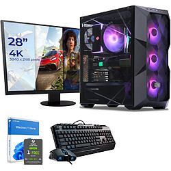 Sedatech Pack PC Gamer Pro • Intel i9-11900KF • RTX3070 • 32Go RAM • 1To SSD M.2 • 3To HDD • Windows 11 • Moniteur 28" Pack PC Gamer Pro • Intel i9-11900KF 8x 3.5Ghz (max 5.3Ghz) • Geforce RTX3070 • 32Go RAM DDR4 3200Mhz • 1To SSD M.2 • 3To HDD • Wifi, USB C • Windows 11 • Moniteur 28" + Clavier/Souris Gamer