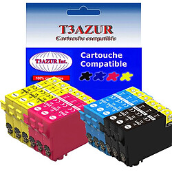 Lot de 12 cartouches d'encre compatibles Epson XP-235, XP-245, XP-247 - T3AZUR Lot de 12 cartouches d'encre compatibles pour Epson XP-235, XP-245, XP-247 - T3AZUR