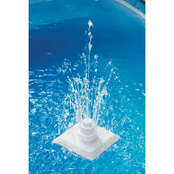 vidaXL Ensemble de fontaine de piscine 13 pcs Blanc