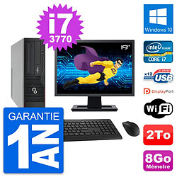 PC Fujitsu E910 DT Ecran 19" Intel i7-3770 RAM 8Go Disque 2To Windows 10 Wifi · Occasion 