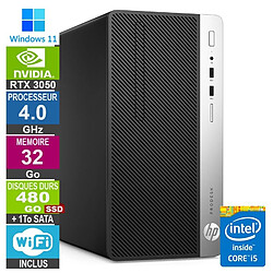 HP PC Gamer LPG-400G5 i5-8400 4.00GHz 32Go/480Go SSD + 1To/RTX 3050 · Reconditionné 