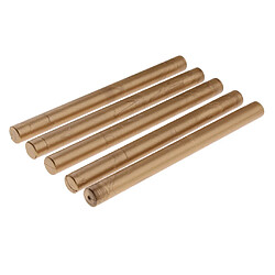 5pcs rondes de cachetage de cire de cachet colle de timbre colle pour outils de noce d'or