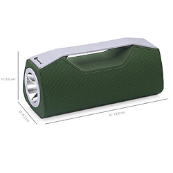 Avis Wewoo Enceinte Bluetooth NR-2028 Eclairage portatif Haut-parleur stéréo sans fil Prise en charge du avec fonction TWS Bleu