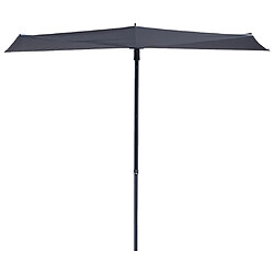 Madison Parasol de balcon Sun Wave 270x150 cm Gris PAC3P014 