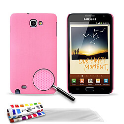 Muzzano Coque + 3 Films SAMSUNG GALAXY NOTE ""Pika"" Rose Coque Rigide Ultra-Slim ""Le Pika"" Premium Rose pour SAMSUNG GALAXY NOTE + 3 Films de protection ?cran