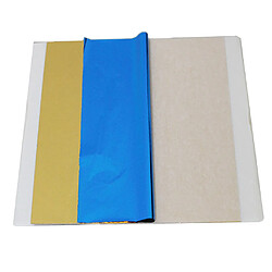 Feuille D'or De Couleur 100Pc Pour La Dorure D'arts Fabriquant La Décoration D'or Bleu