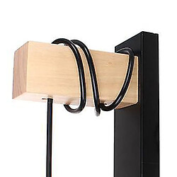 Acheter Universal Lampe murale en bois nordique rétro mural réglable bar maison lampe de chevet E27 LED lampe murale décoration murale (noir)