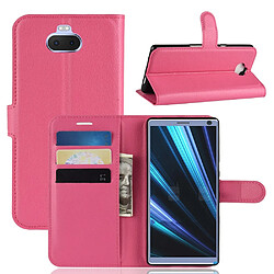 Etui en PU rose pour Sony Xperia XA3 