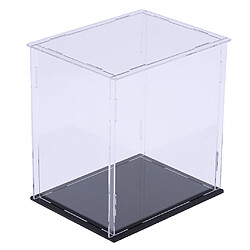 Vitrine 25x25x40cm anti-poussière d'organisateur de support d'organisateur de boîte de vitrine acrylique claire pas cher