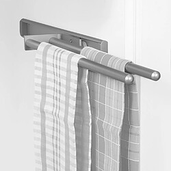 Emuca PORT SERVIETTE 2 BRAS 439MM EXTENSIBLE ALU